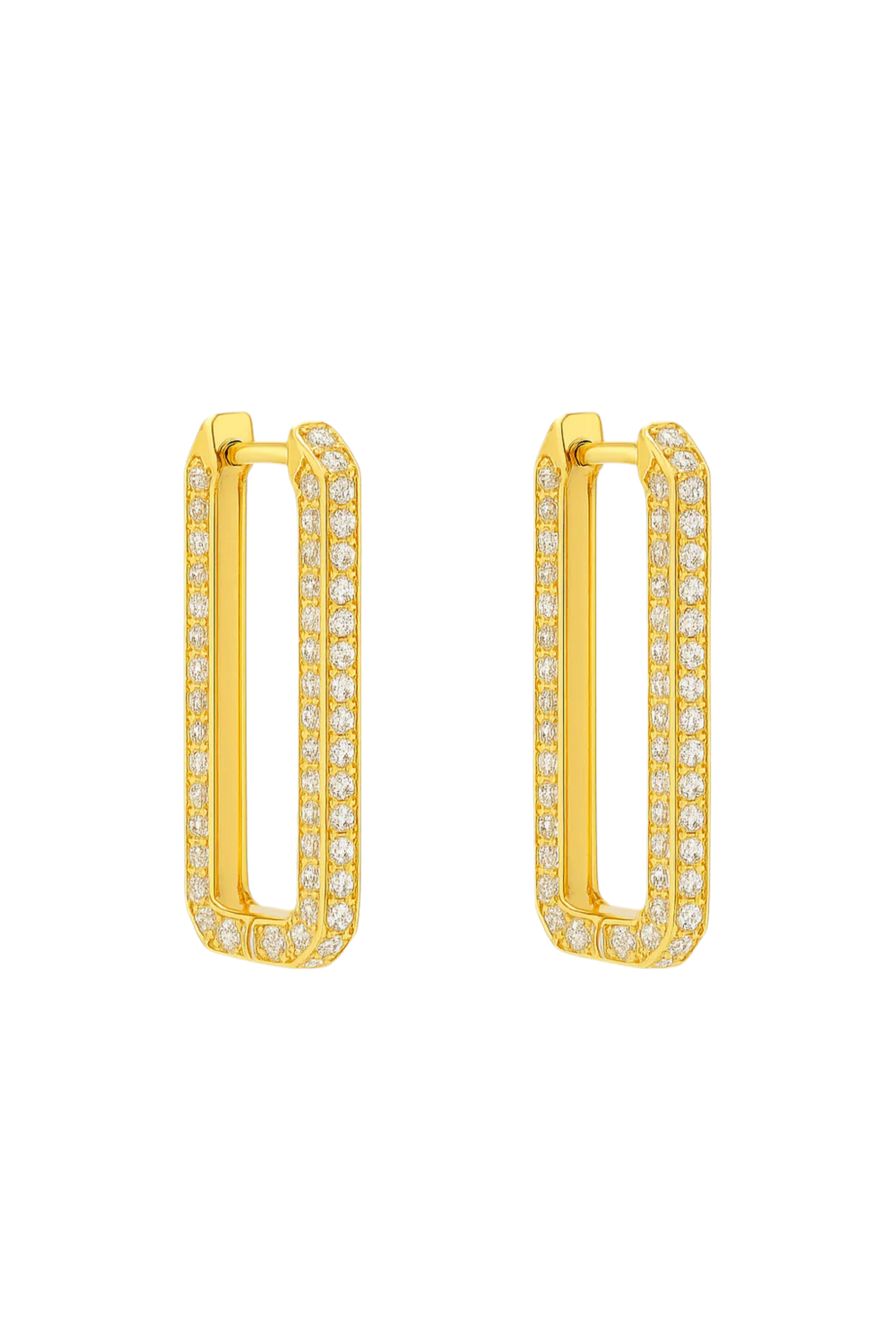 Lumiére gold earrings