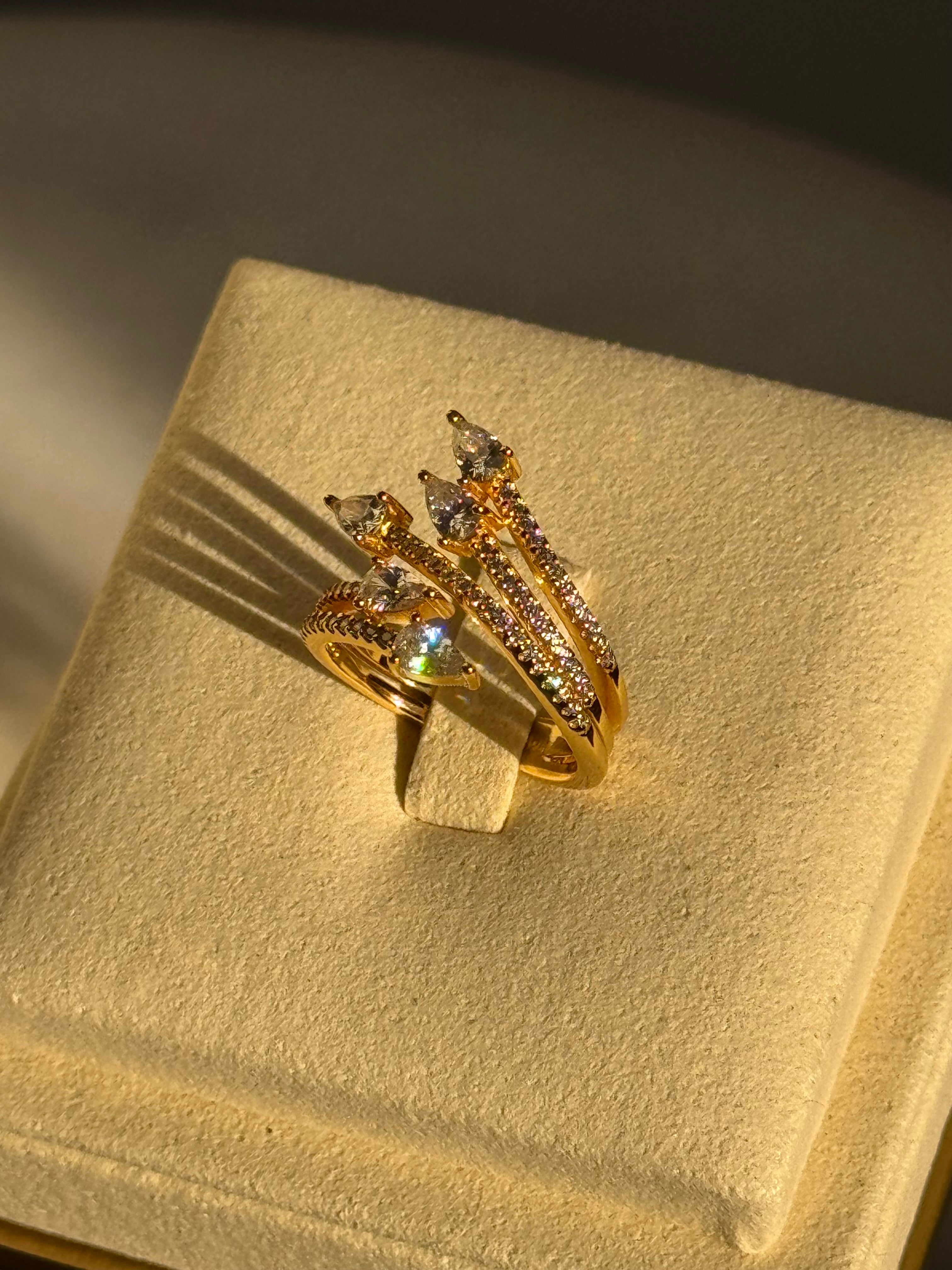 Sky Gold Ring