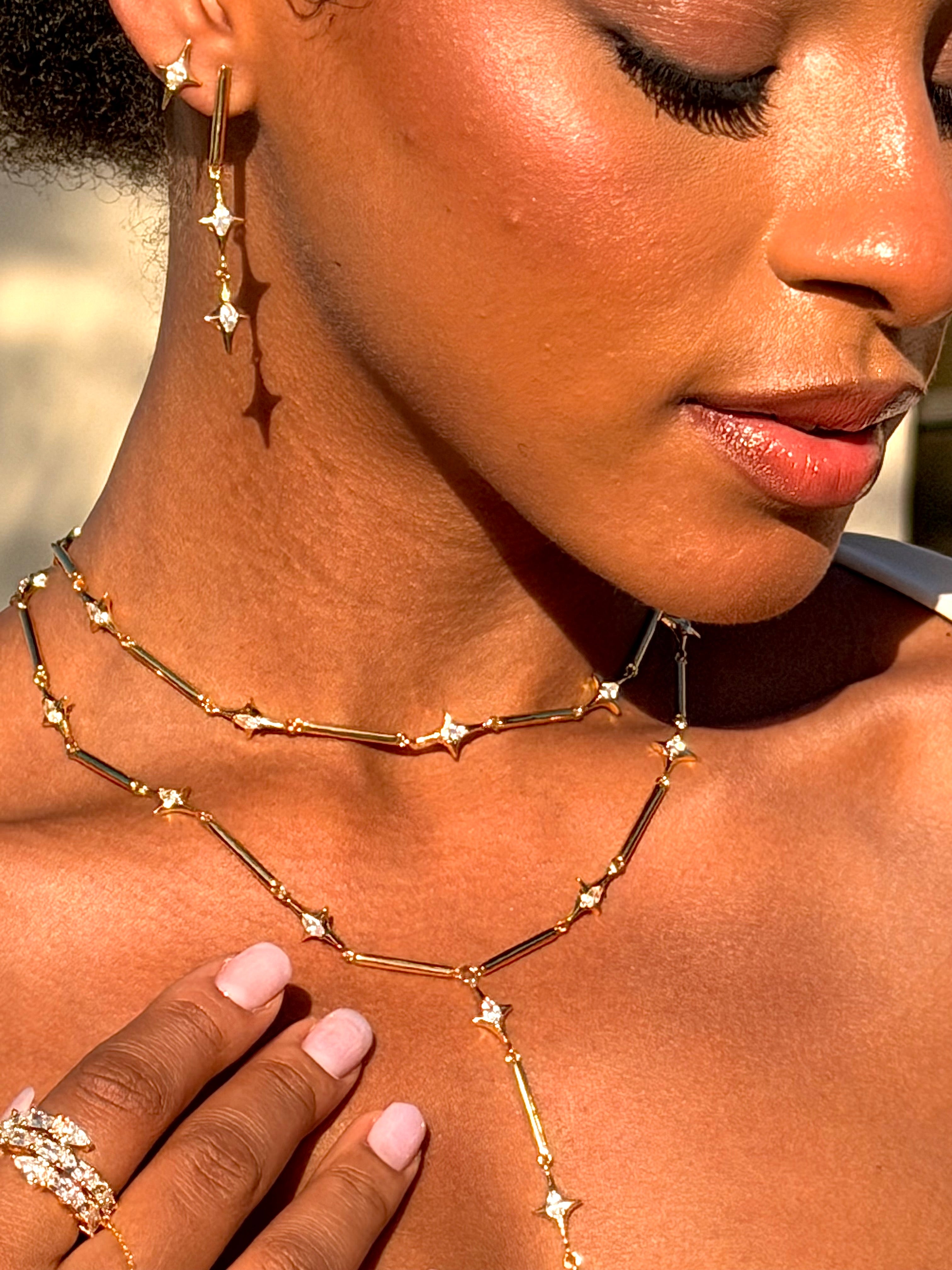 Pixie earrings / wave II