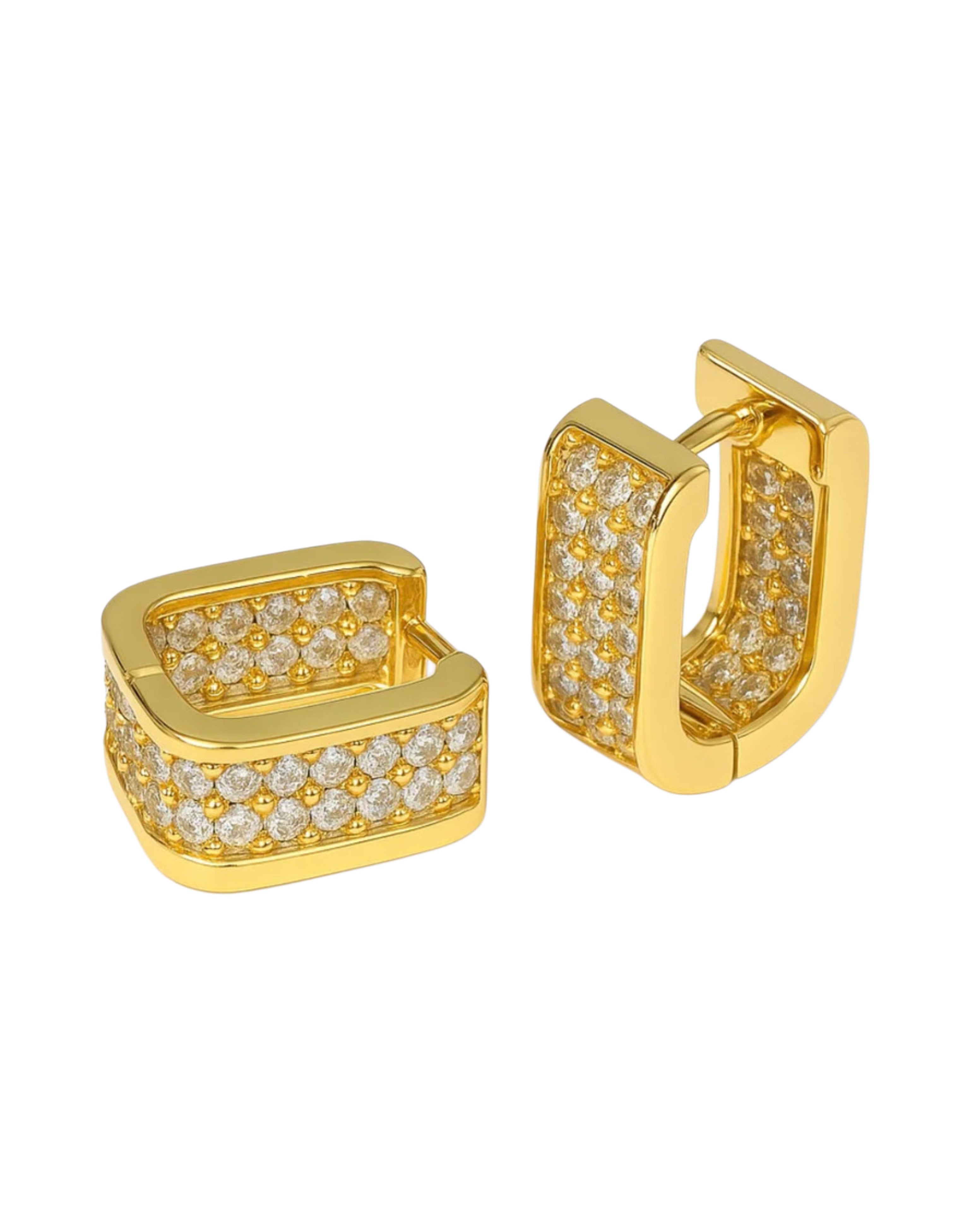 Violet Gold Earrings