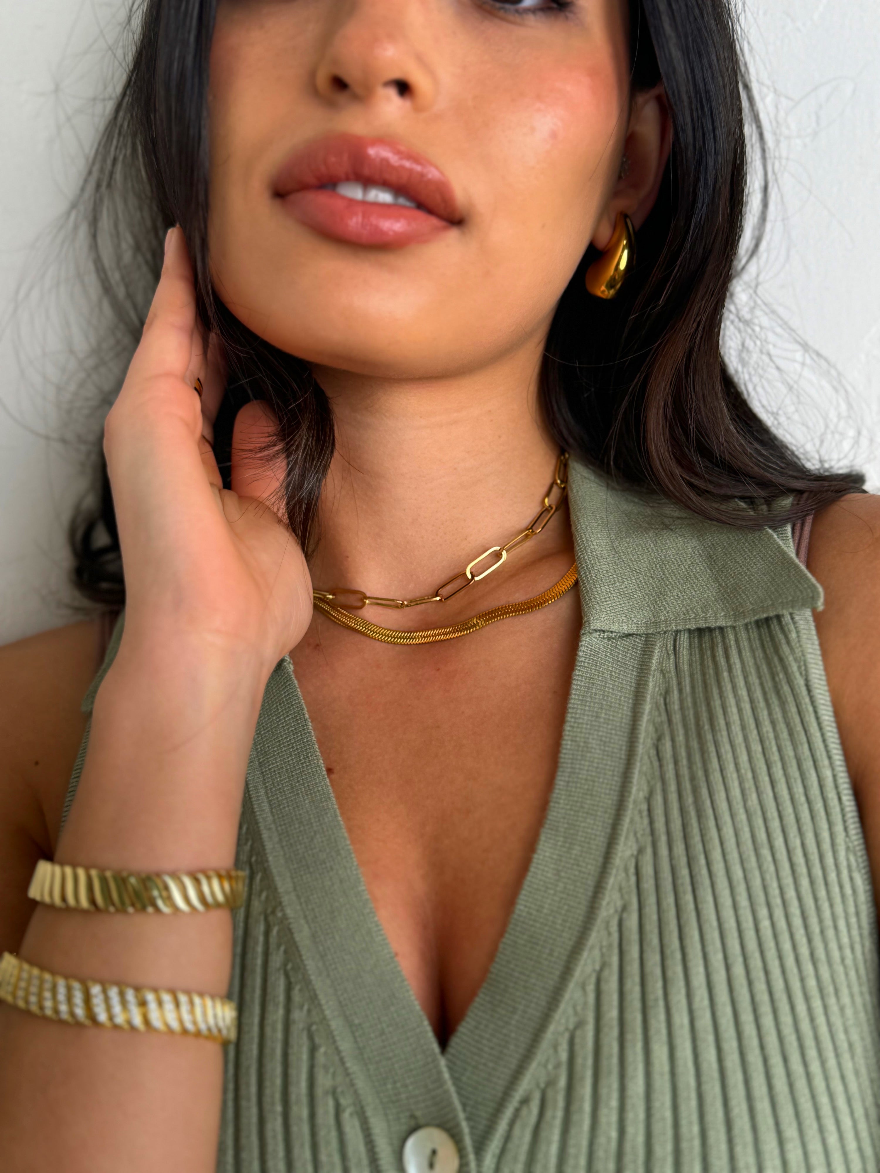 Alba Gold Necklace
