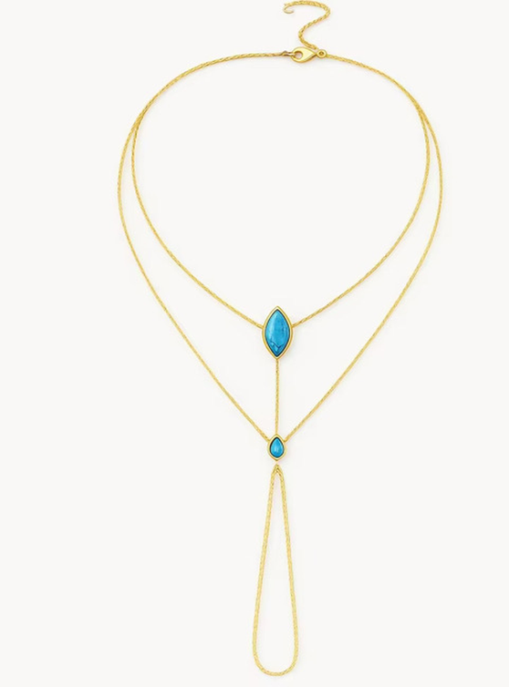 Turquoise Hand Chain