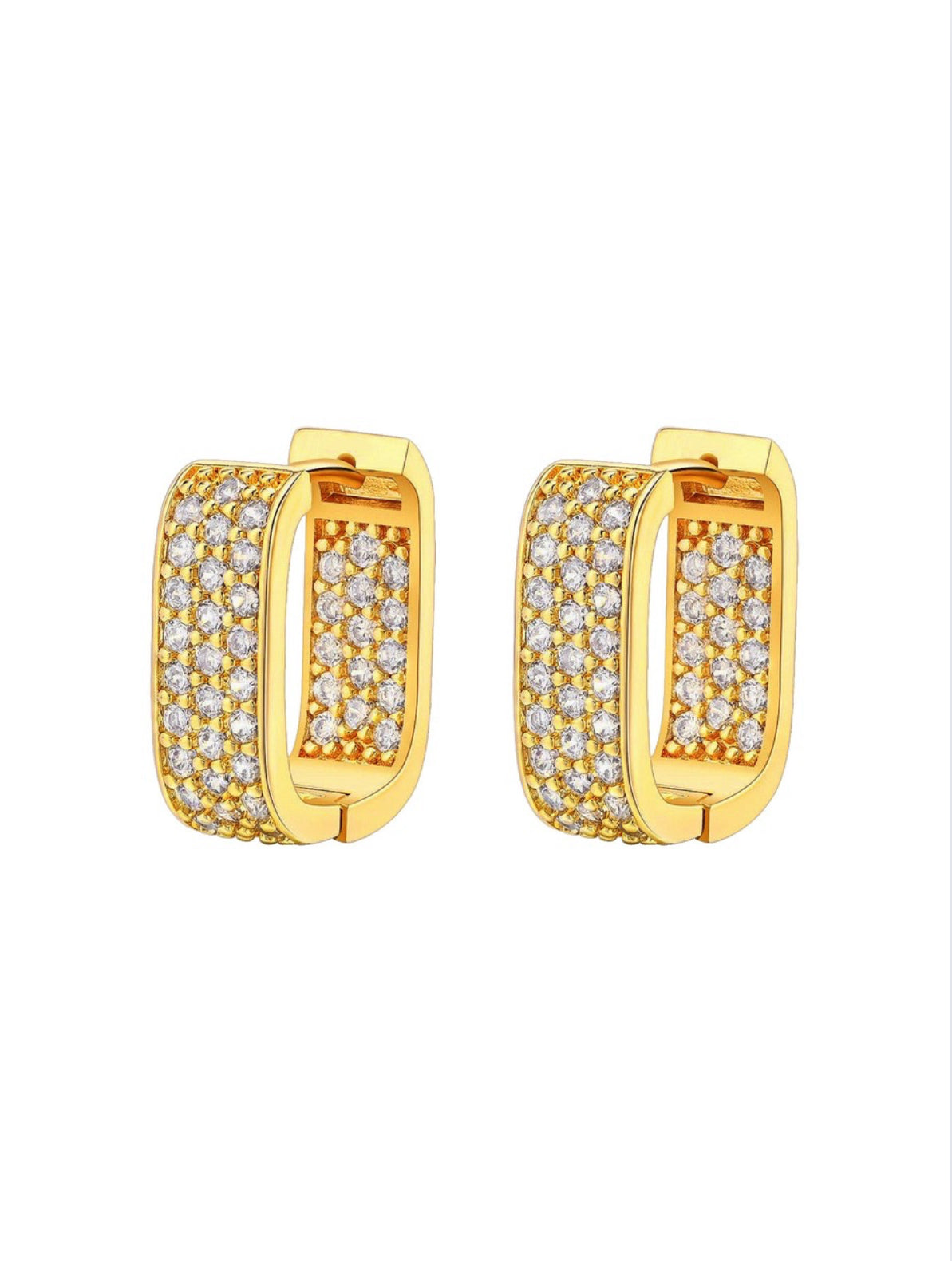 Violet Gold Earrings