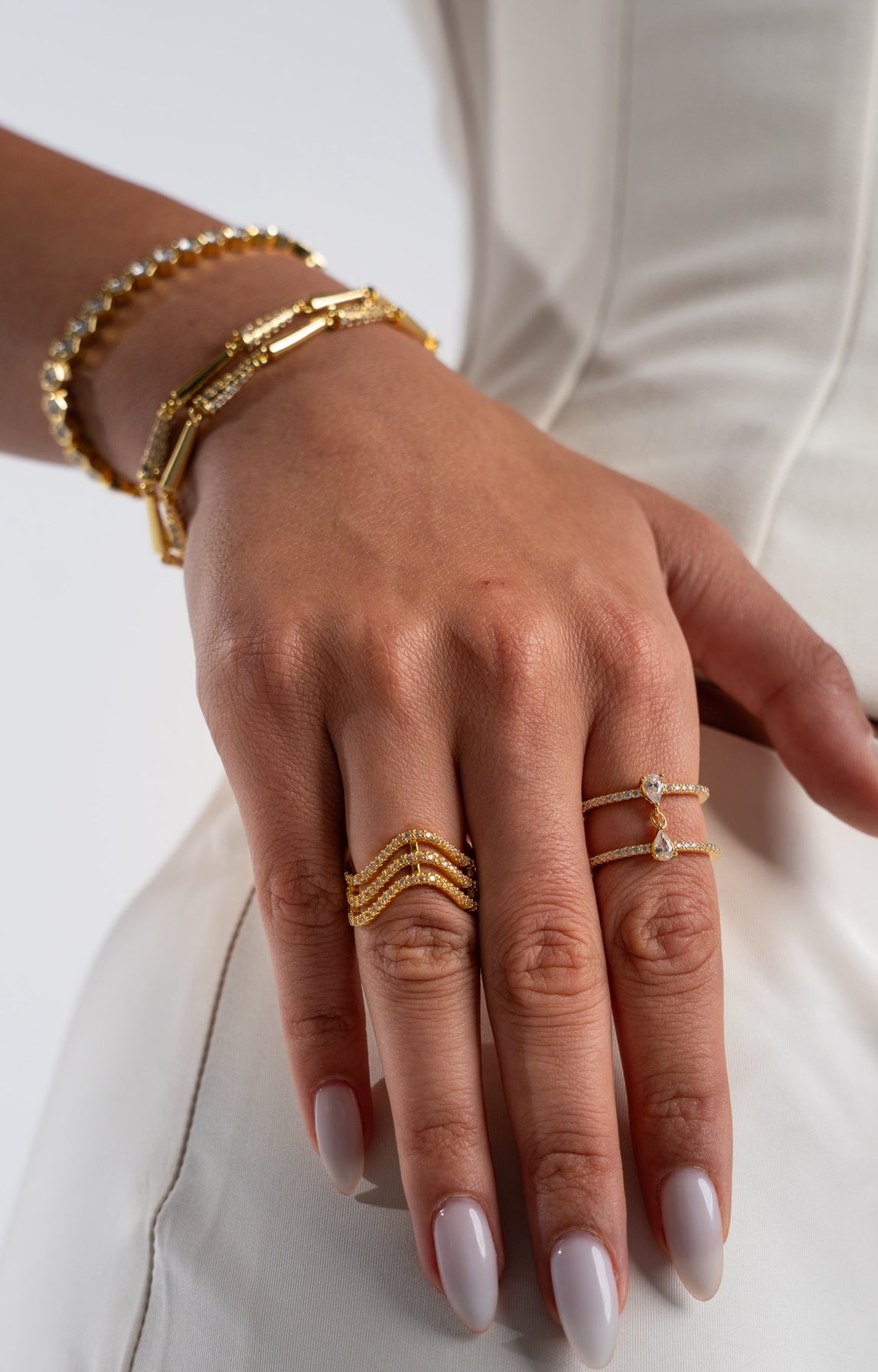 CORAL WAVE RING
