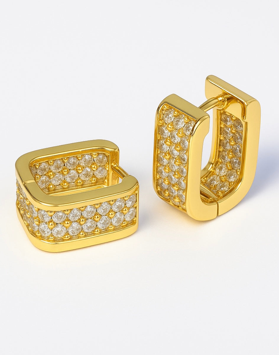 Violet Gold Earrings