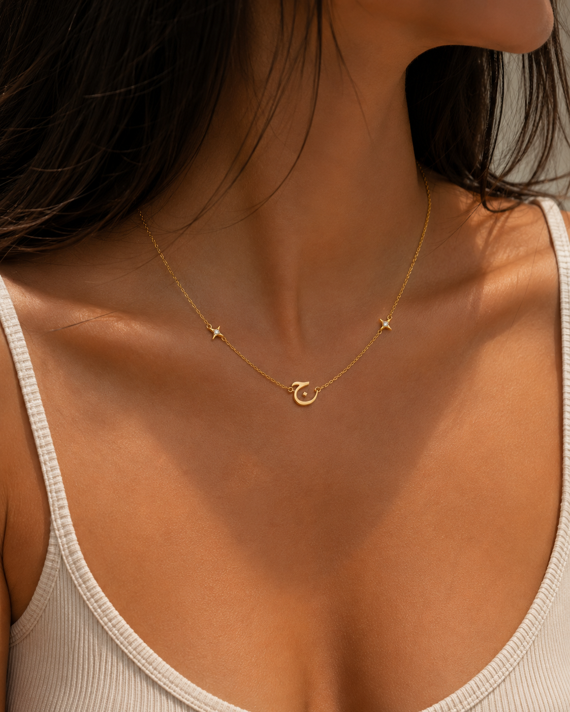 Sahar Initial Necklace