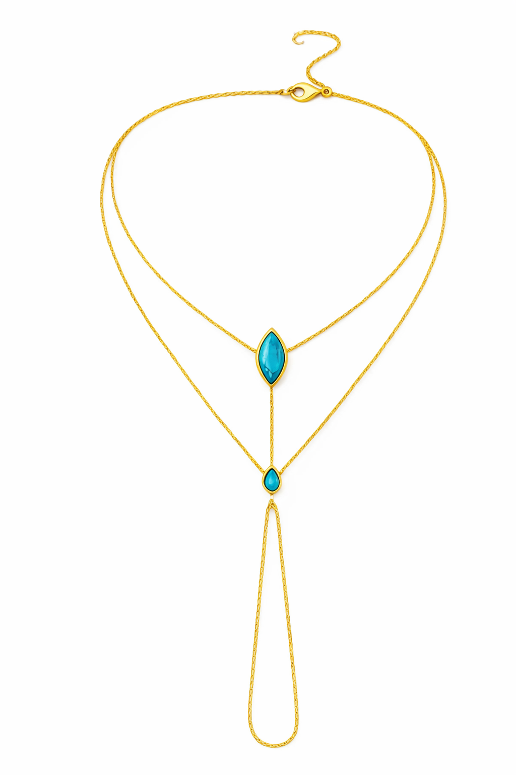Turquoise Hand Chain