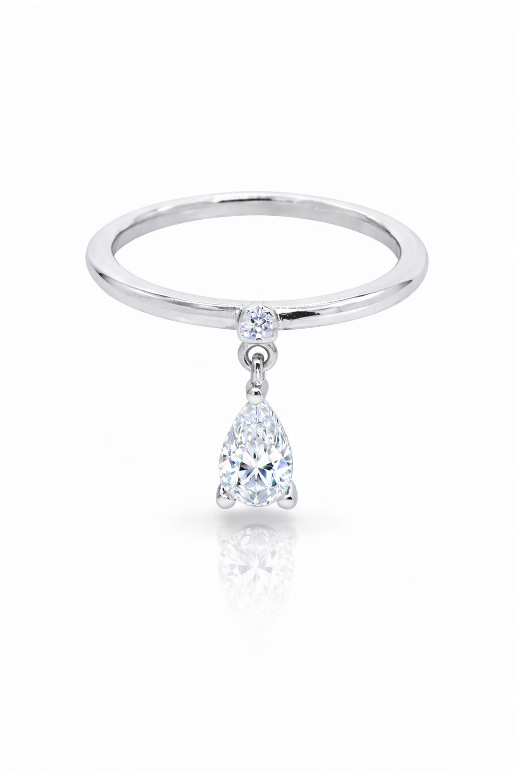 Aurelia Drop Silver Ring