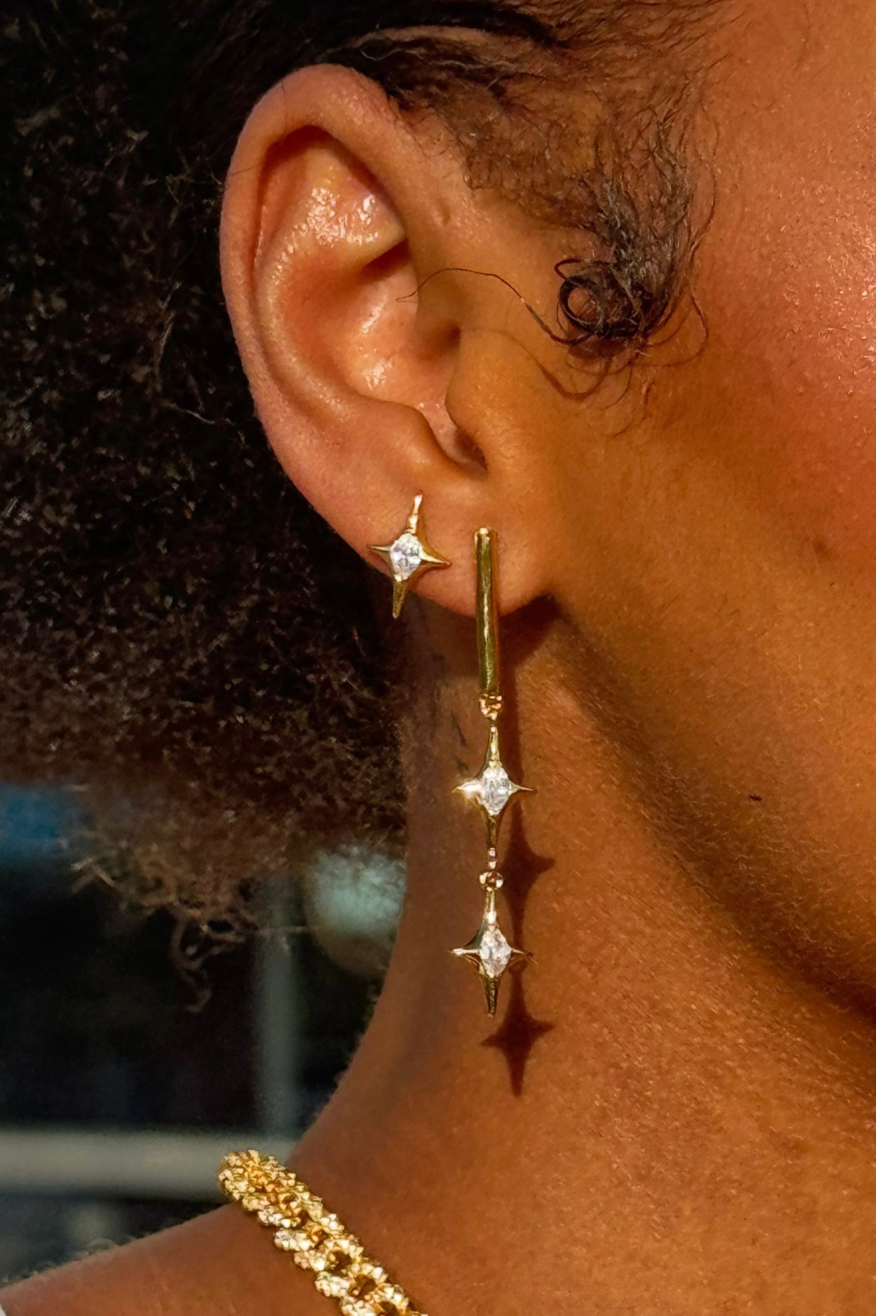 Pixie earrings / wave II