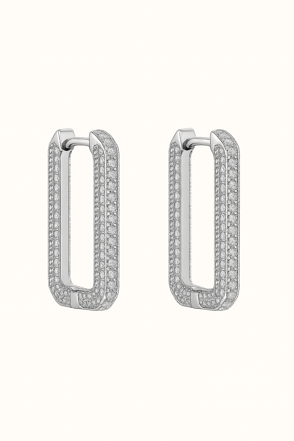 Lumiére silver earrings