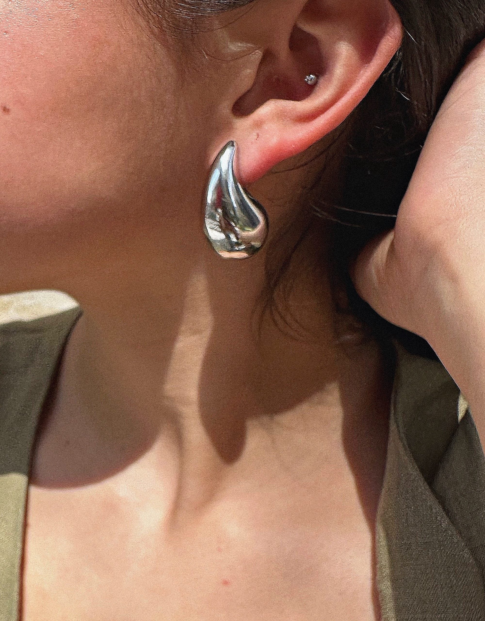 Lolia Silver Teardrop Earrings