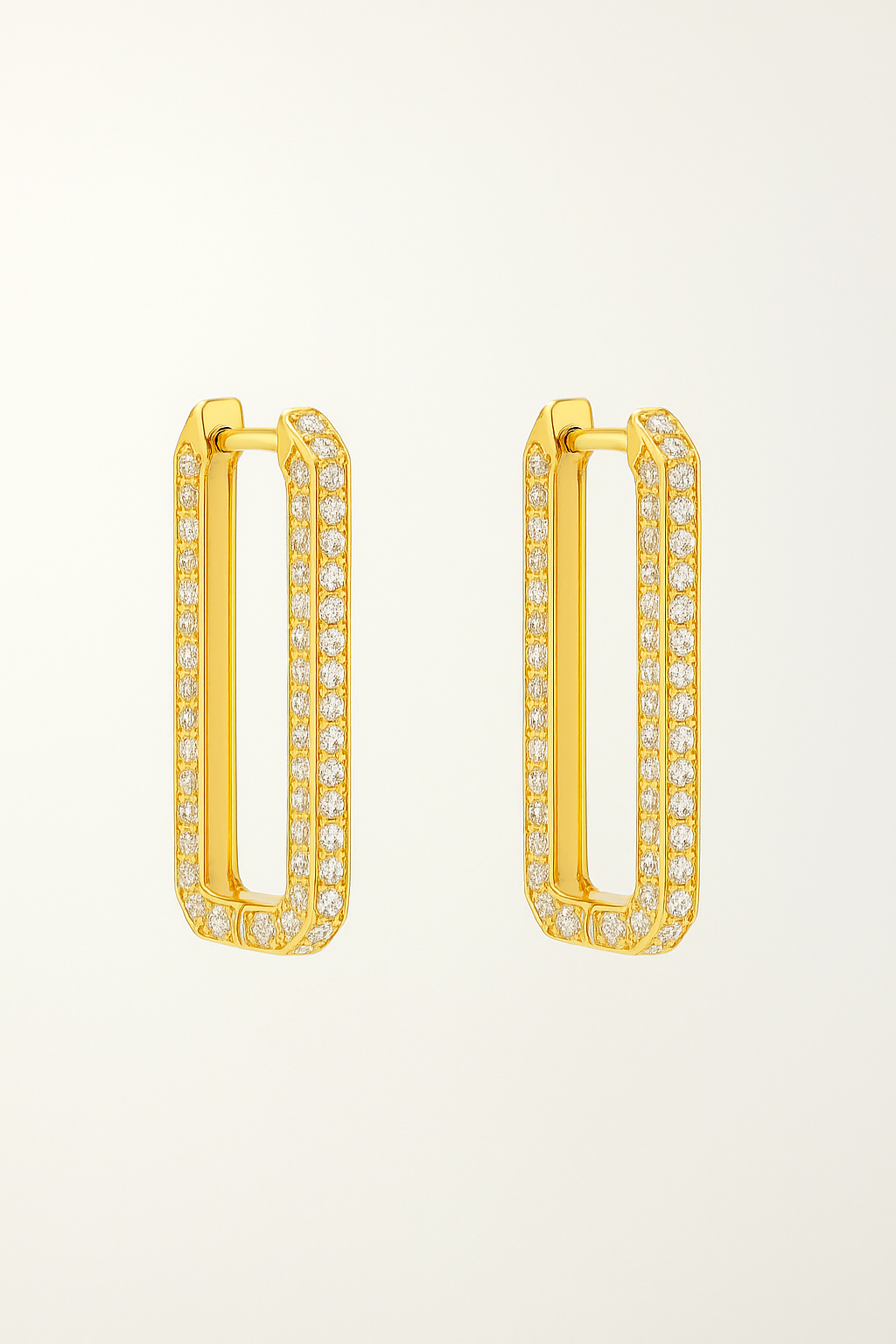Lumiére gold earrings