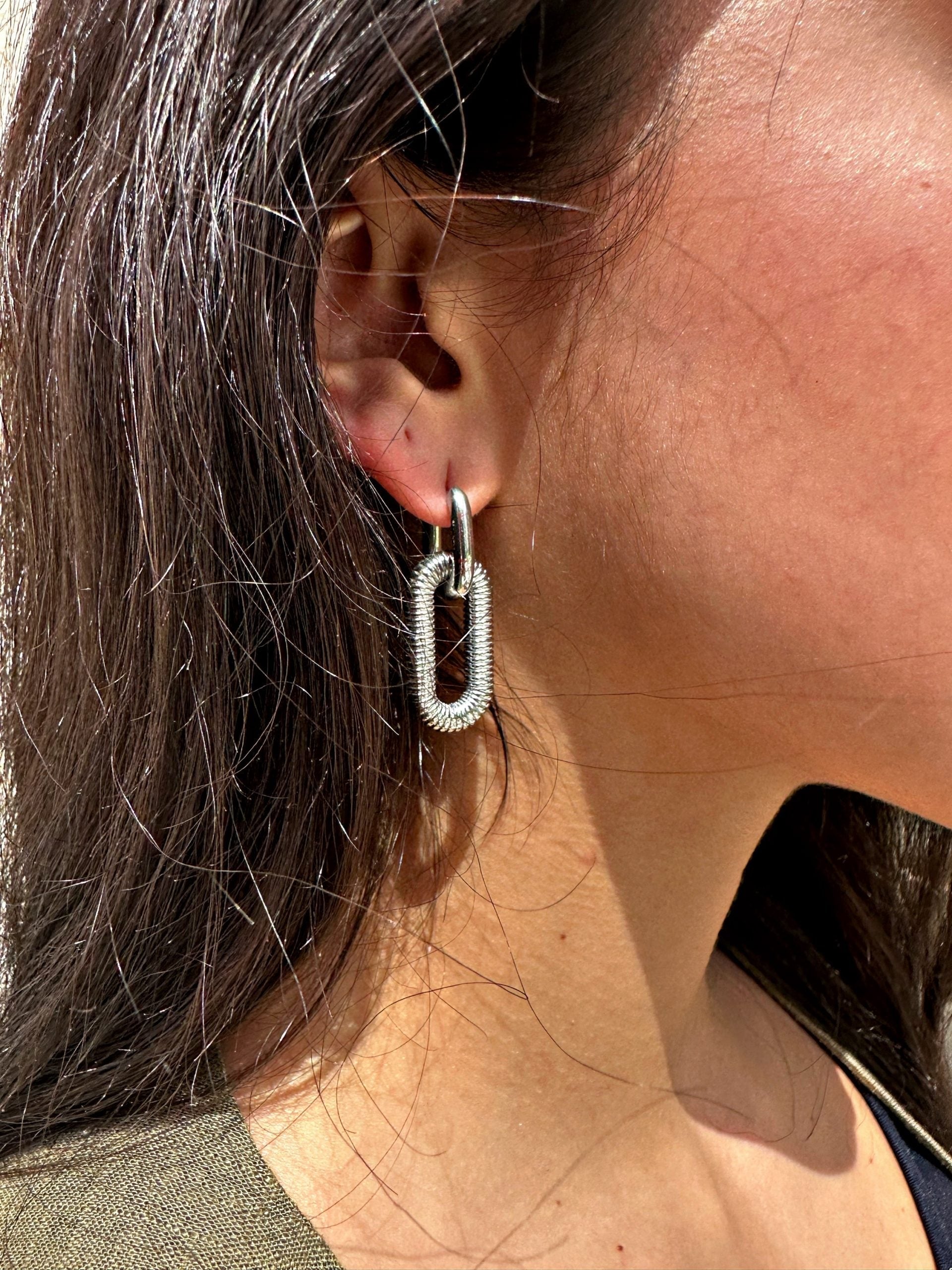 Selena earrings in silver