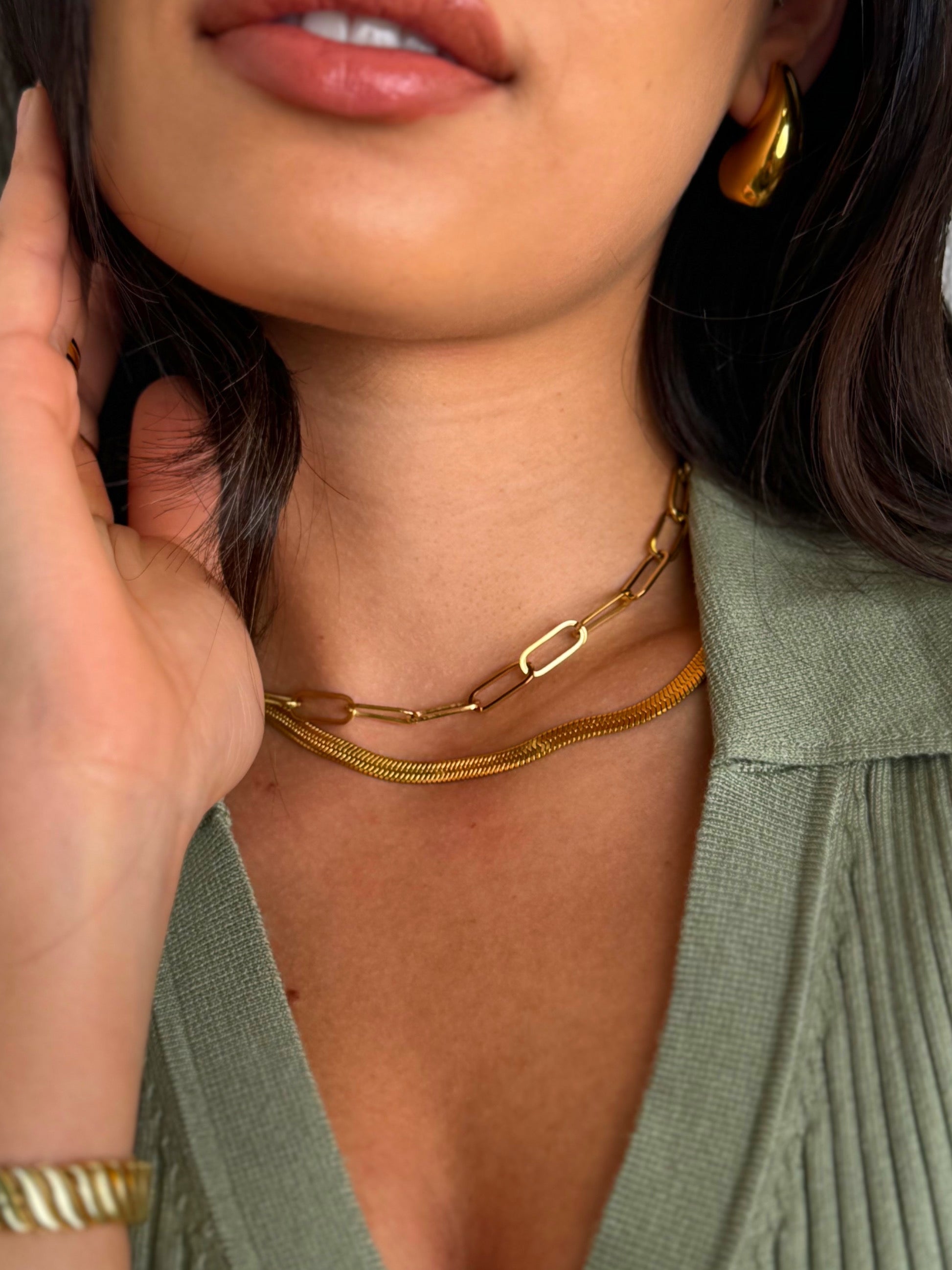 Alba Gold Necklace