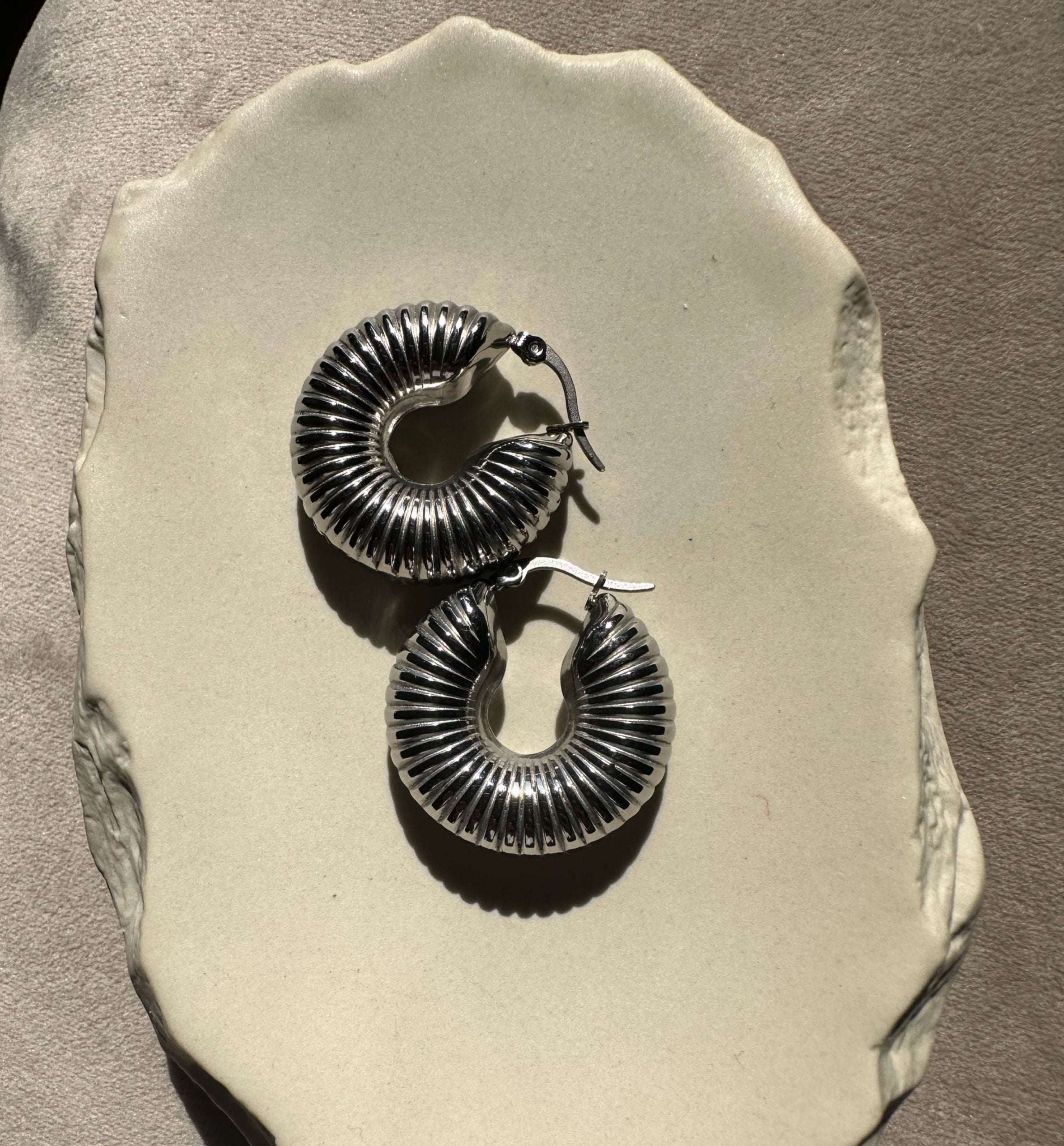 Troy earrings in silver